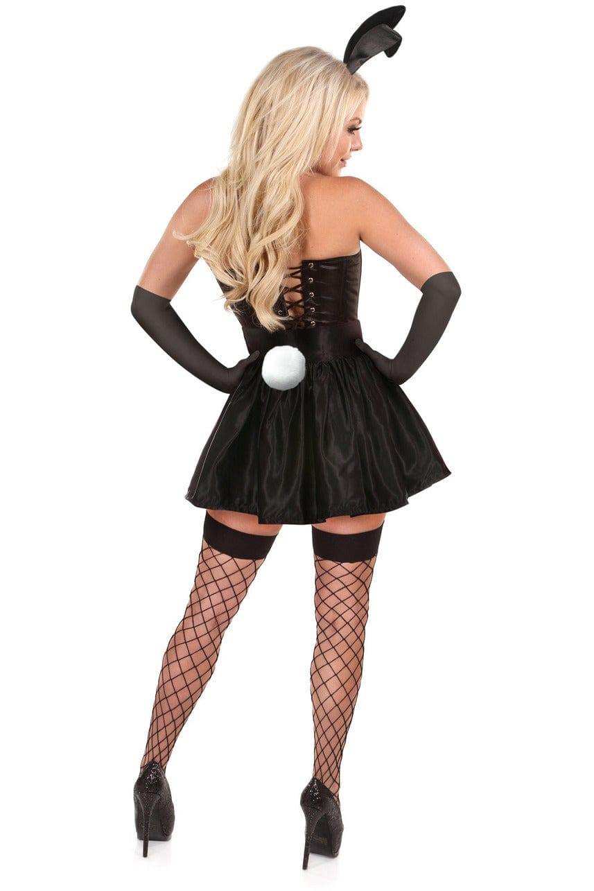 Daisy Corsets Lavish 5 PC Flirty Black Bunny Corset Costume - Daisy Corsets - Flyclothing LLC