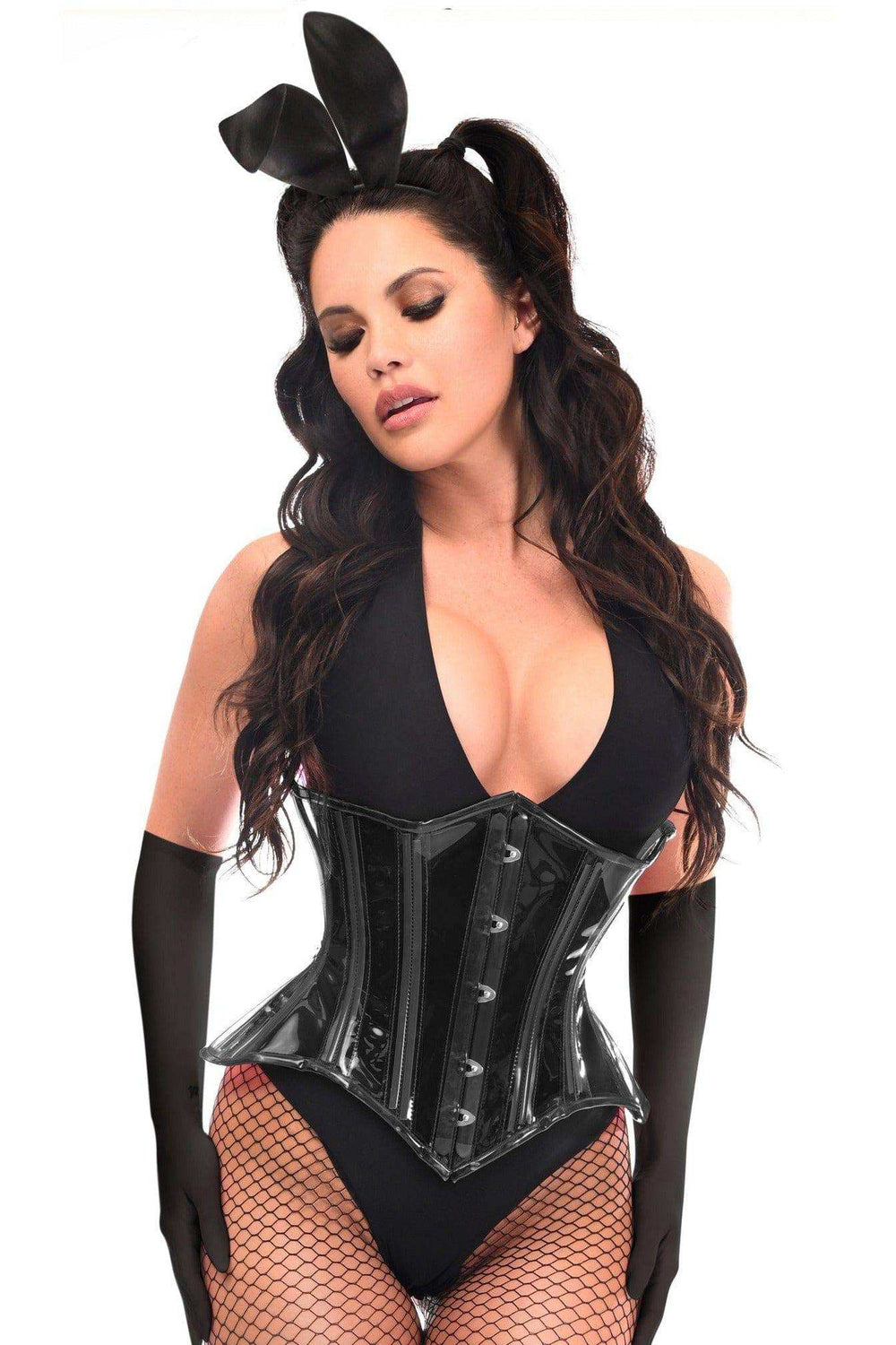 Daisy Corsets Lavish 4 PC Festival Bunny Corset Costume - Daisy Corsets - Flyclothing LLC
