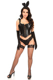 Daisy Corsets Lavish 4 PC Faux Leather Bunny Corset Costume - Daisy Corsets - Flyclothing LLC