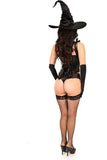 Daisy Corsets Lavish 3 PC Faux Leather Witch Corset Costume - Daisy Corsets - Flyclothing LLC