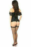 Daisy Corsets Lavish Black Lace Off-The-Shoulder Corset - Daisy Corsets - Flyclothing LLC