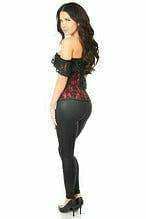 Daisy Corsets Lavish Red Lace Off-The-Shoulder Corset - Daisy Corsets - Flyclothing LLC