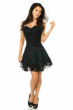 Daisy Corsets Lavish Black Lace Corset Dress - Daisy Corsets - Flyclothing LLC