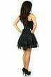 Daisy Corsets Lavish Black Lace Corset Dress - Daisy Corsets - Flyclothing LLC