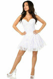 Daisy Corsets Lavish White Lace Corset Dress - Daisy Corsets - Flyclothing LLC