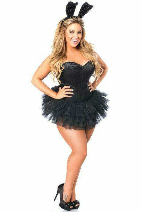 Daisy Corsets Lavish Tuxedo Bunny Corset Costume - Daisy Corsets - Flyclothing LLC