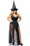 Daisy Corsets Lavish 3 PC Evil Witch Corset Costume - Daisy Corsets - Flyclothing LLC
