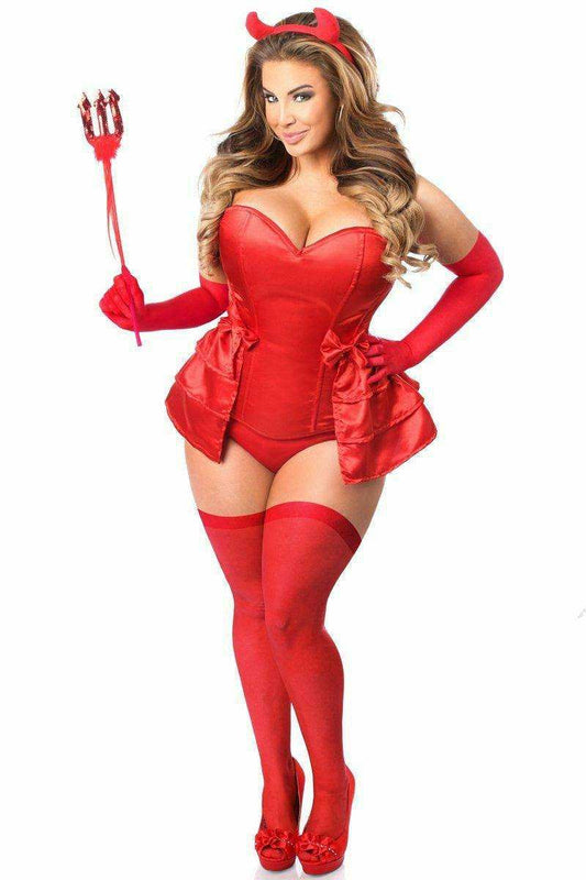 Lavish 5 PC Devilicious Corset Costume - Daisy Corsets - Flyclothing LLC