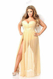 Daisy Corsets Lavish 4 PC Golden Angel Corset Costume - Daisy Corsets - Flyclothing LLC