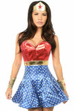 Daisy Corsets Lavish 3 PC Superhero Corset Dress Costume - Daisy Corsets - Flyclothing LLC