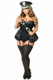 Daisy Corsets Lavish 4 PC Rhinestone Cop Corset Costume - Daisy Corsets - Flyclothing LLC
