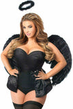 Daisy Corsets Lavish 4 PC Angel of Darkness Corset Costume - Daisy Corsets - Flyclothing LLC