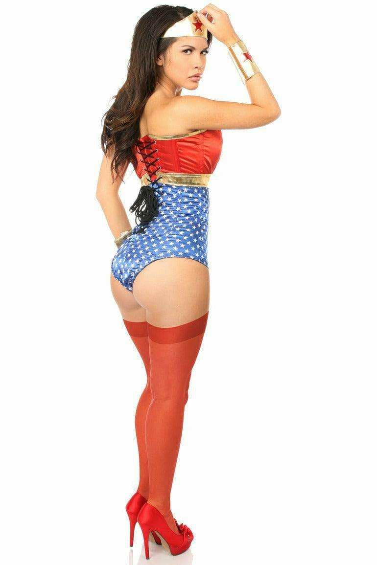 Daisy Corsets Lavish 3 PC Sexy Superhero Costume - Daisy Corsets - Flyclothing LLC