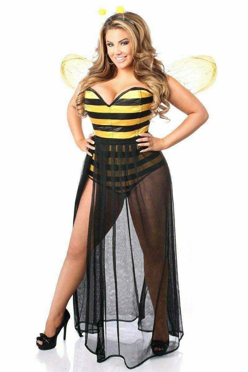 Daisy Corsets Lavish 4 PC Sexy Bumblebee Corset Costume - Daisy Corsets - Flyclothing LLC