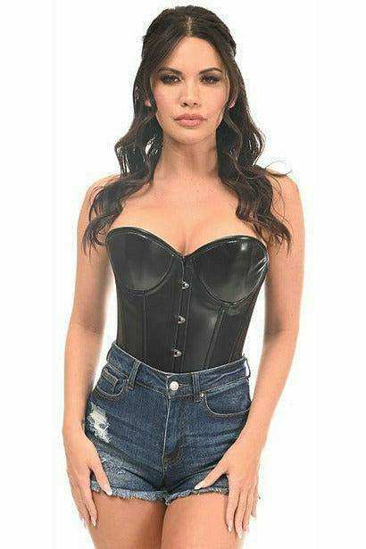 Daisy Corsets Lavish Wet Look Underwire Corset - Daisy Corsets - Flyclothing LLC