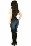 Daisy Corsets Lavish Black Cotton Underbust Corset - Daisy Corsets - Flyclothing LLC