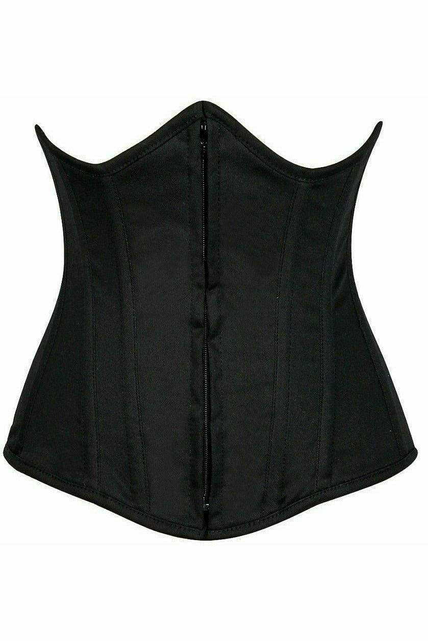 Daisy Corsets Lavish Black Cotton Underbust Corset - Daisy Corsets - Flyclothing LLC