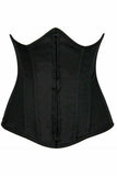 Daisy Corsets Lavish Black Cotton Underbust Corset - Daisy Corsets - Flyclothing LLC