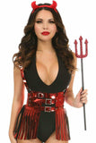 Daisy Corsets Lavish 4 PC Sexy Devil Costume - Daisy Corsets - Flyclothing LLC