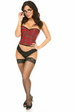 Daisy Corsets Lavish Red Plaid Underwire Bustier - Daisy Corsets - Flyclothing LLC