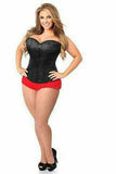 Daisy Corsets Lavish Black Sweetheart Front Zipper Corset - Daisy Corsets - Flyclothing LLC
