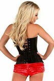 Daisy Corsets Lavish Black Sweetheart Front Zipper Corset - Daisy Corsets - Flyclothing LLC