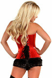 Daisy Corsets Lavish Red Sweetheart Front Zipper Corset - Daisy Corsets - Flyclothing LLC