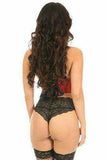 Daisy Corsets Lavish Red Patent PVC Underwire Short Bustier - Daisy Corsets - Flyclothing LLC