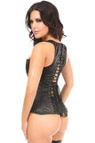 Daisy Corsets Lavish Black Satin Full Back Sweetheart Corset - Daisy Corsets - Flyclothing LLC