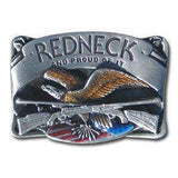 Redneck with Rifles Enameled Belt Buckle - Siskiyou Buckle - Flyclothing LLC