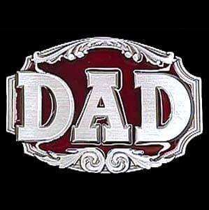 Dad 3D Enameled Belt Buckle - Siskiyou Buckle - Flyclothing LLC