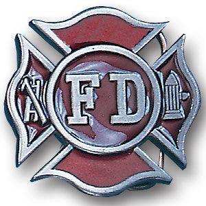 Fireman's Cross Enameled Belt Buckle - Siskiyou Buckle - Flyclothing LLC