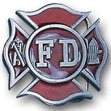 Fireman's Cross Enameled Belt Buckle - Siskiyou Buckle - Flyclothing LLC