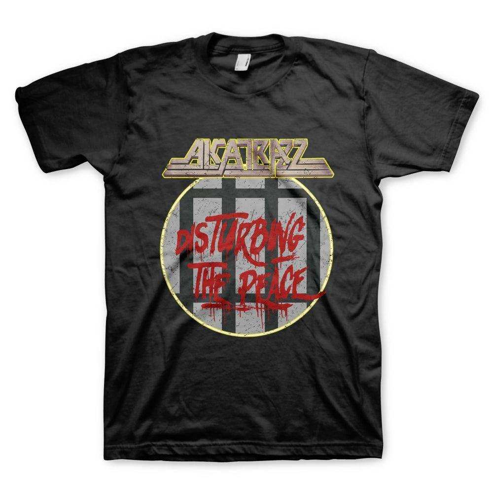 Alcatrazz Disturbing The Peace Black Mens T-Shirt - Alcatrazz - Flyclothing LLC