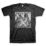 Broken Bones Crucfix Mens T-Shirt - Broken Bones - Flyclothing LLC