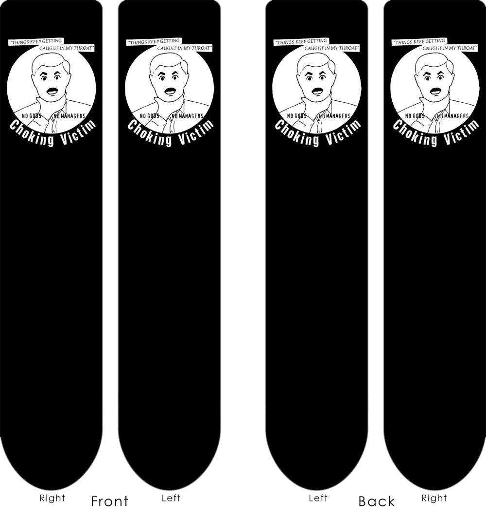 Choking Victim LOGO Socks - Choking Victim - Flyclothing LLC