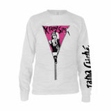 XRay Spex Zipper Long Sleeve White Shirt - XRay Spex - Flyclothing LLC