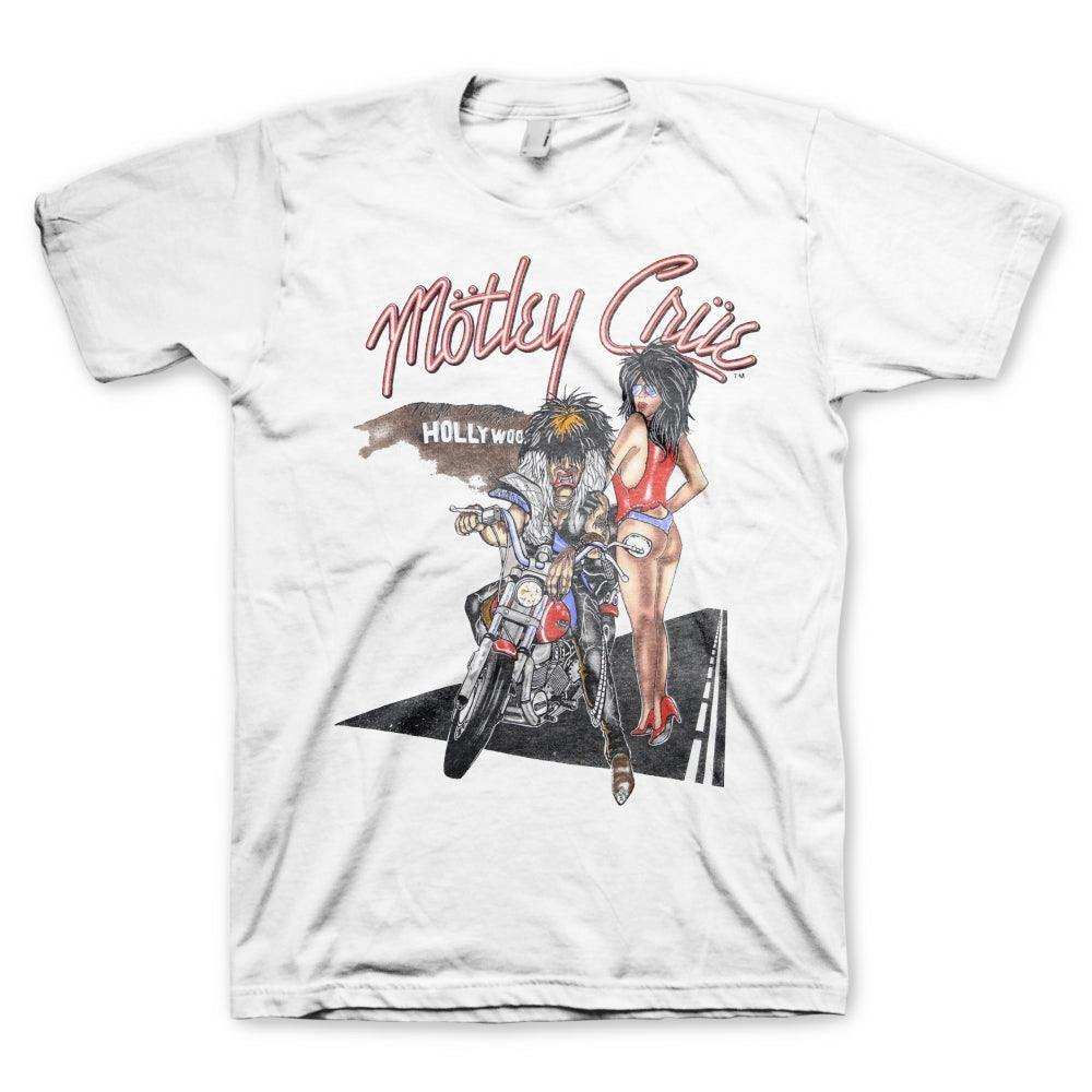 Motley Crue Alister Motorcycle 87 Mens T-Shirt - Motley Crue - Flyclothing LLC