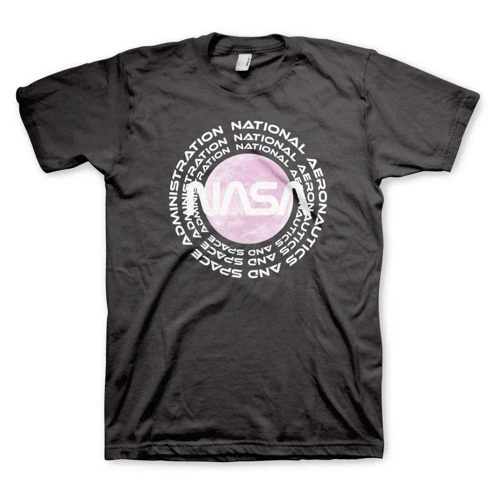 Nasa Pink LOGO Mens T-Shirt - NASA - Flyclothing LLC