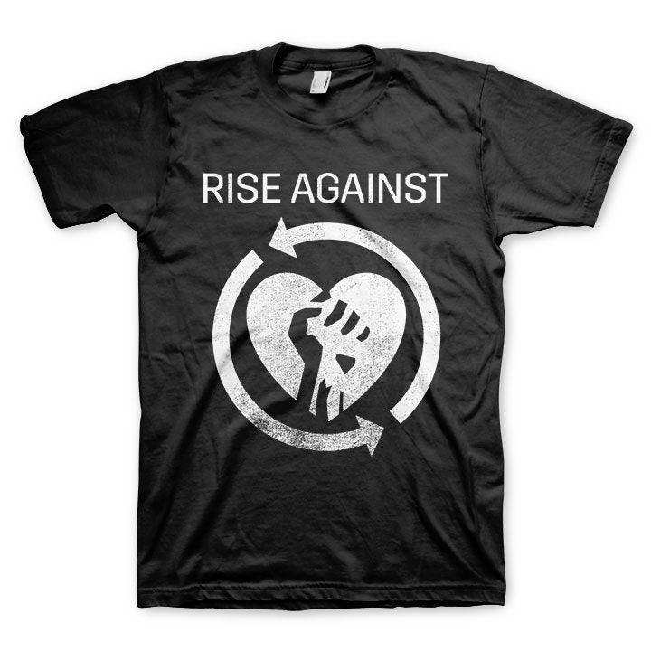 Rise Against Heart Fist Mens T-Shirt - Rise Against - Flyclothing LLC