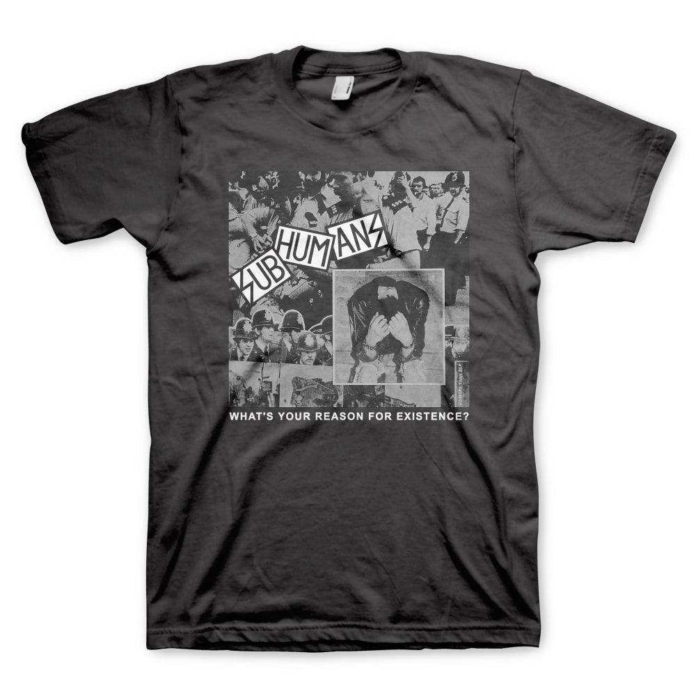 Subhumans Reason for Existance Mens T-Shirt - Subhumans - Flyclothing LLC