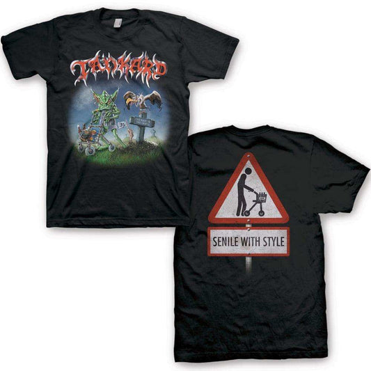 Tankard One Foot In The Grave Mens T-Shirt - Tankard - Flyclothing LLC