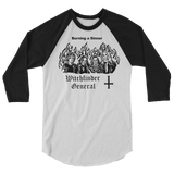 Witchfinder General Burn a Witch Raglan Shirt - Witchfinder General - Flyclothing LLC