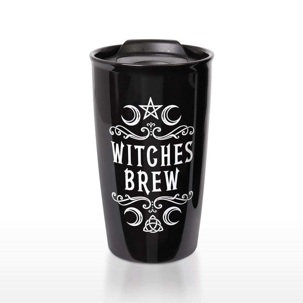 The Vault Crescent Witches Brew Double Walled Mug - Alchemy Gothic - Flyclothing LLC