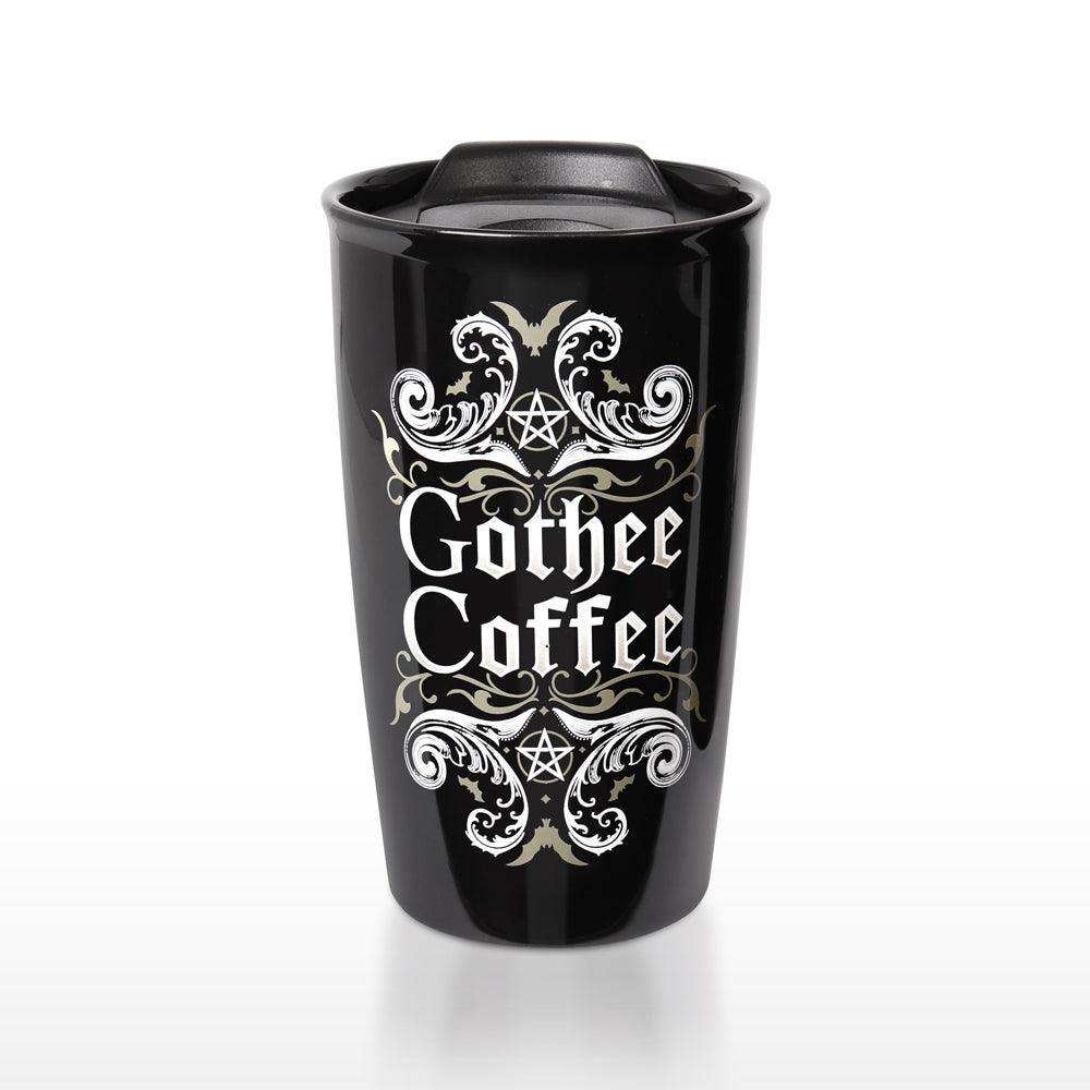 The Vault Gothee Coffee Double Walled Mug - Alchemy Gothic - Flyclothing LLC