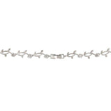 Rhodium Plated Vineyard Necklace - JGI - Flyclothing LLC