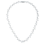 Rhodium Plated Vineyard Necklace - JGI - Flyclothing LLC