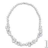 Bejeweled Cubic Zirconia Collar Necklace - JGI - Flyclothing LLC