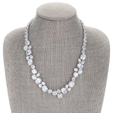 Bejeweled Cubic Zirconia Collar Necklace - JGI - Flyclothing LLC