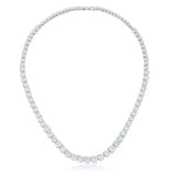 Graduated Cubic Zirconia Necklace - JGI - Flyclothing LLC